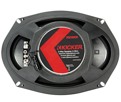 kicker 6x9 3 way speakers
